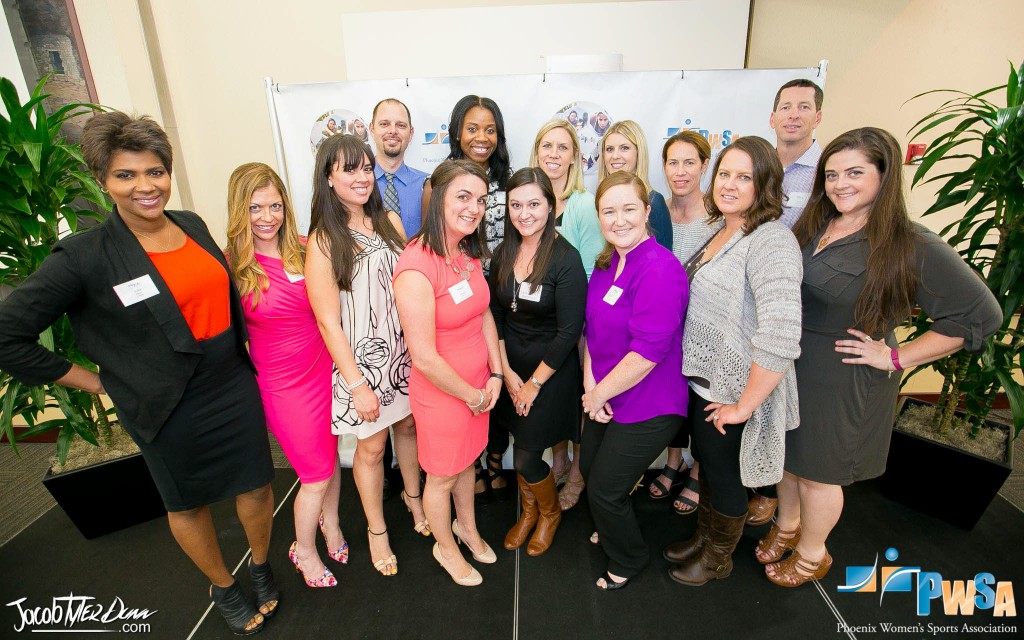 The PWSA Board of Directors and Yetta Gibson (far left) at the 2015 Power to Inspire Annual Event